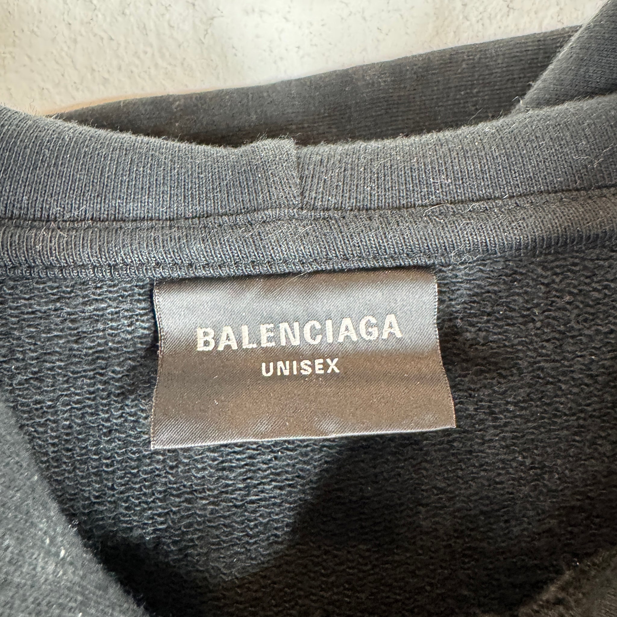 Balenciaga Post It Note Zip Up Hoodie