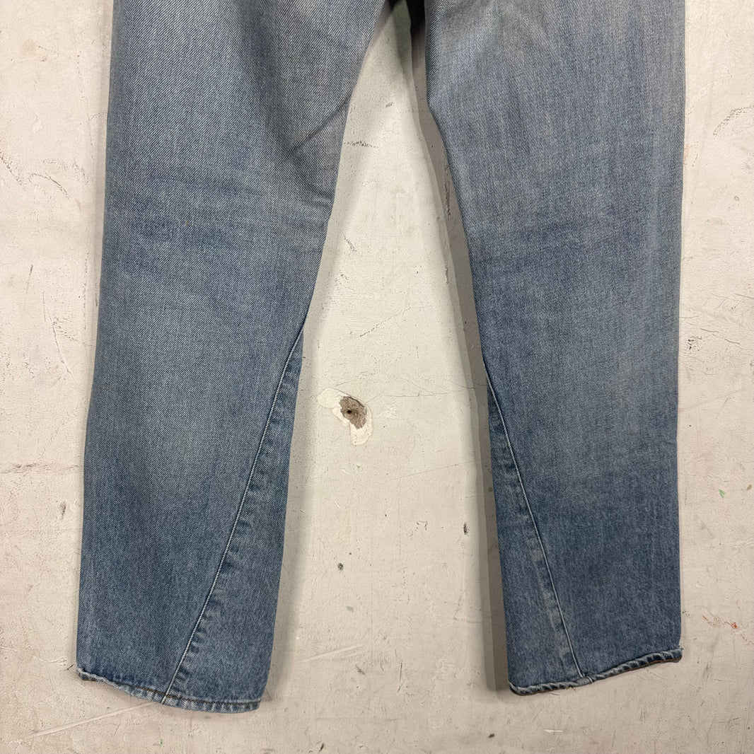 Balenciaga Lightwash Slim Straight Jeans