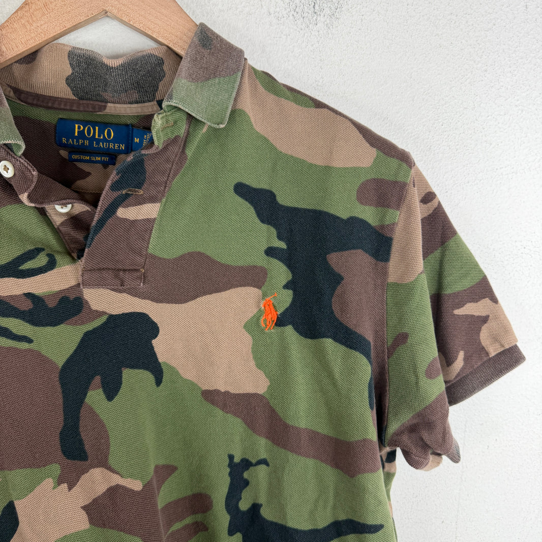 Ralph Lauren Camo Orange Horse Polo