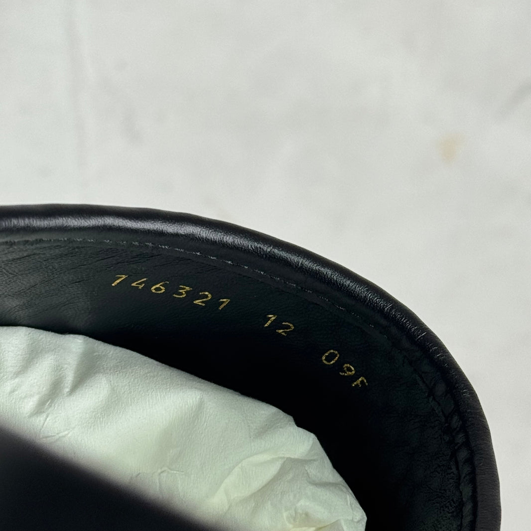 Gucci Woven Leather Horsebit Mules