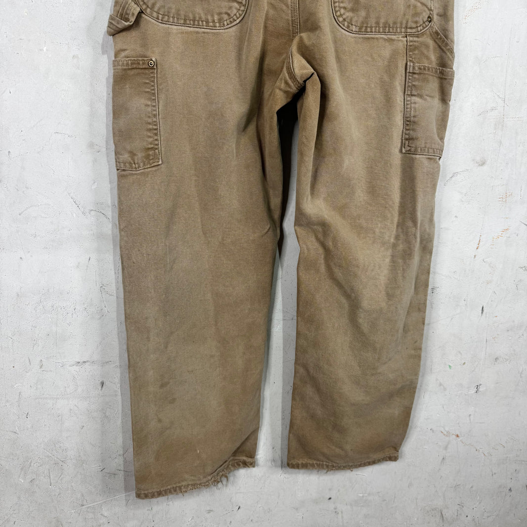 Vintage Carhartt Faded Khaki Double Knees