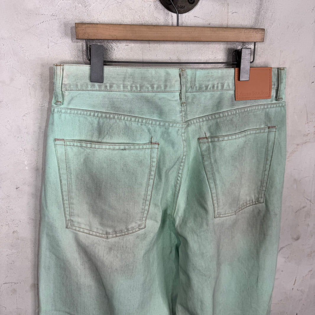 Acne Studios 1981 Mint Glow Jeans