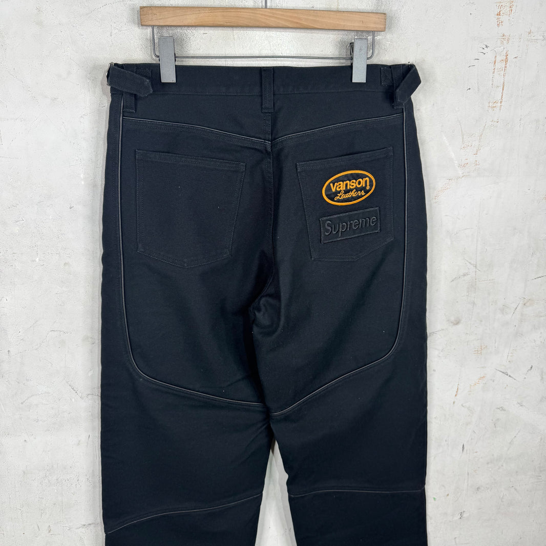 Supreme x Vanson Canvas Biker Pants