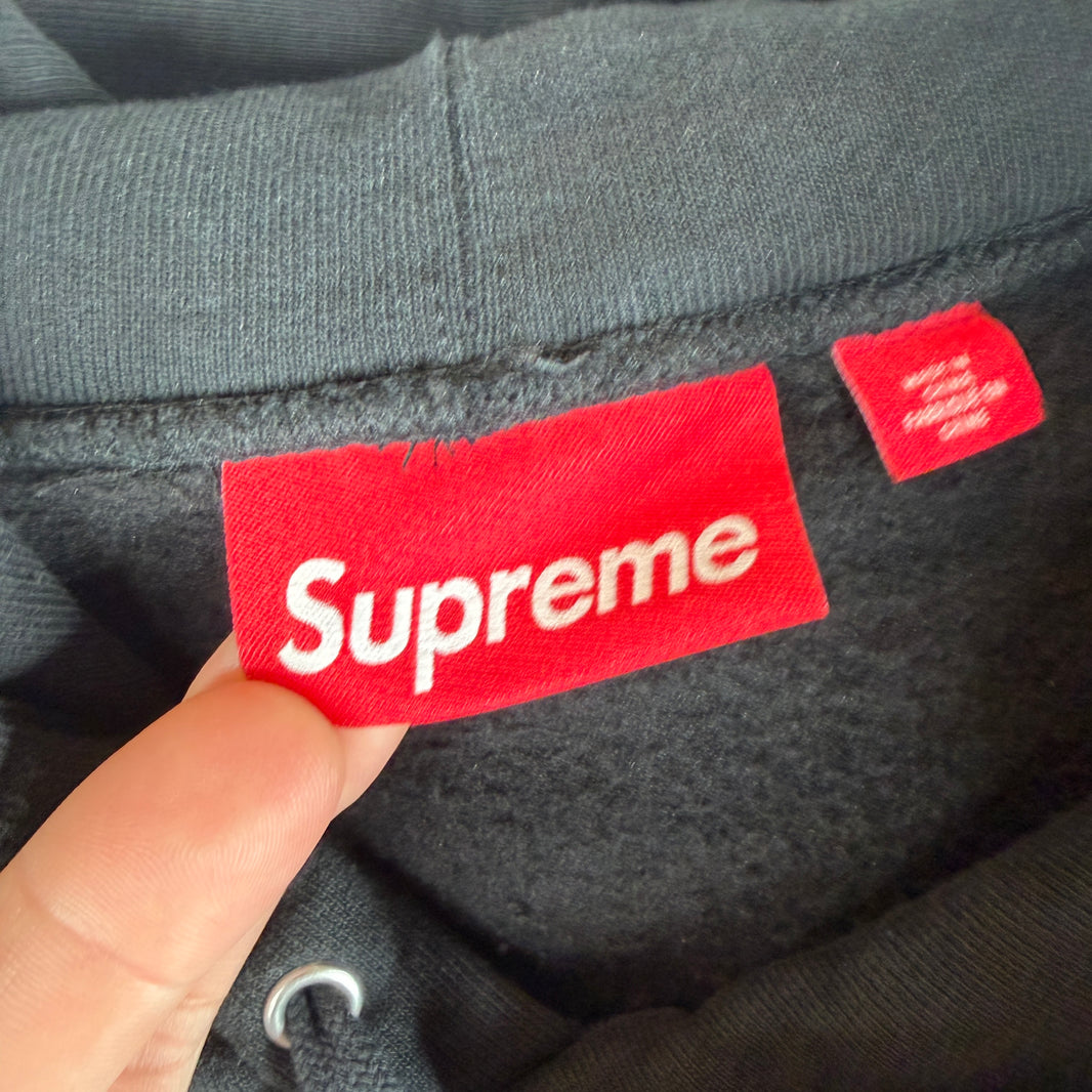 Supreme Black Old English Logo Hoodie