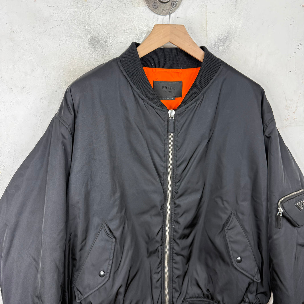 Prada Re-Nylon Bomber Jacket