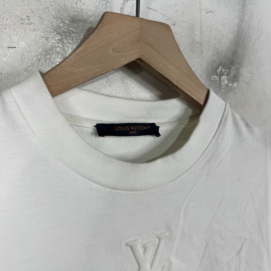 Louis Vuitton Embossed Monogram Logo T-Shirt