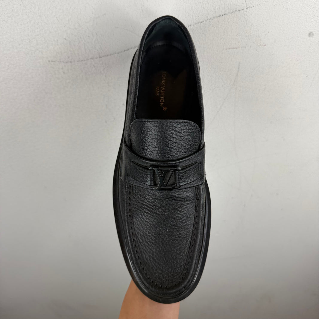 Louis Vuitton Tumbled Leather Loafers