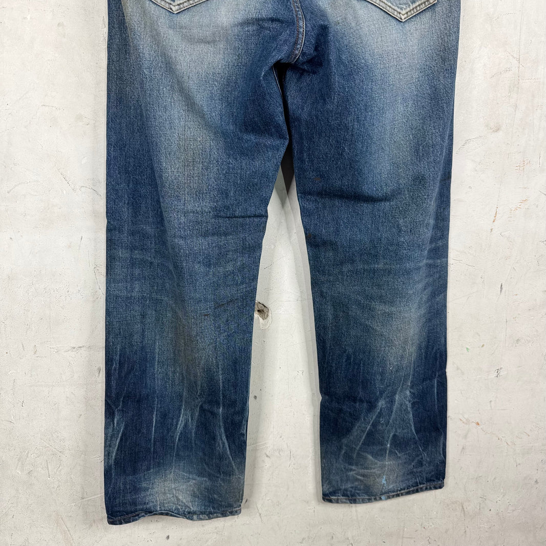 Supreme Medium Wash Loose Fit Selvedge Jeans
