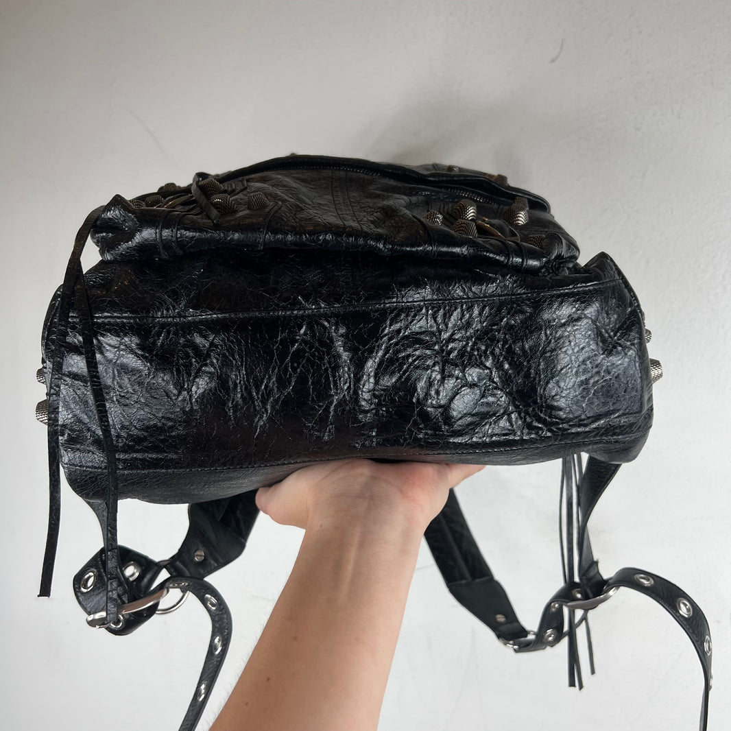 Balenciaga Wrinkled Le Cagole Backpack