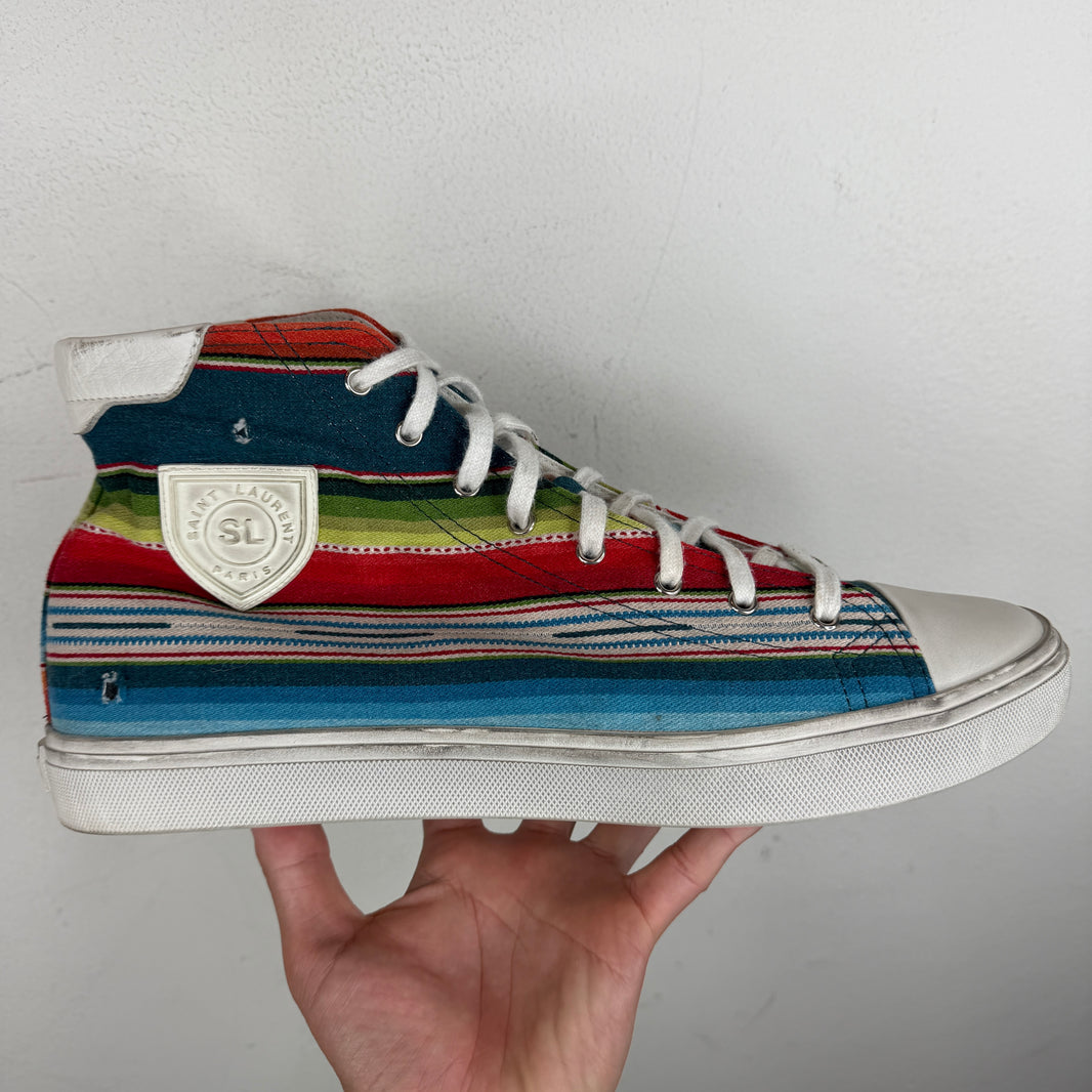 Saint Laurent Mexican Jacquard Bedford Sneakers