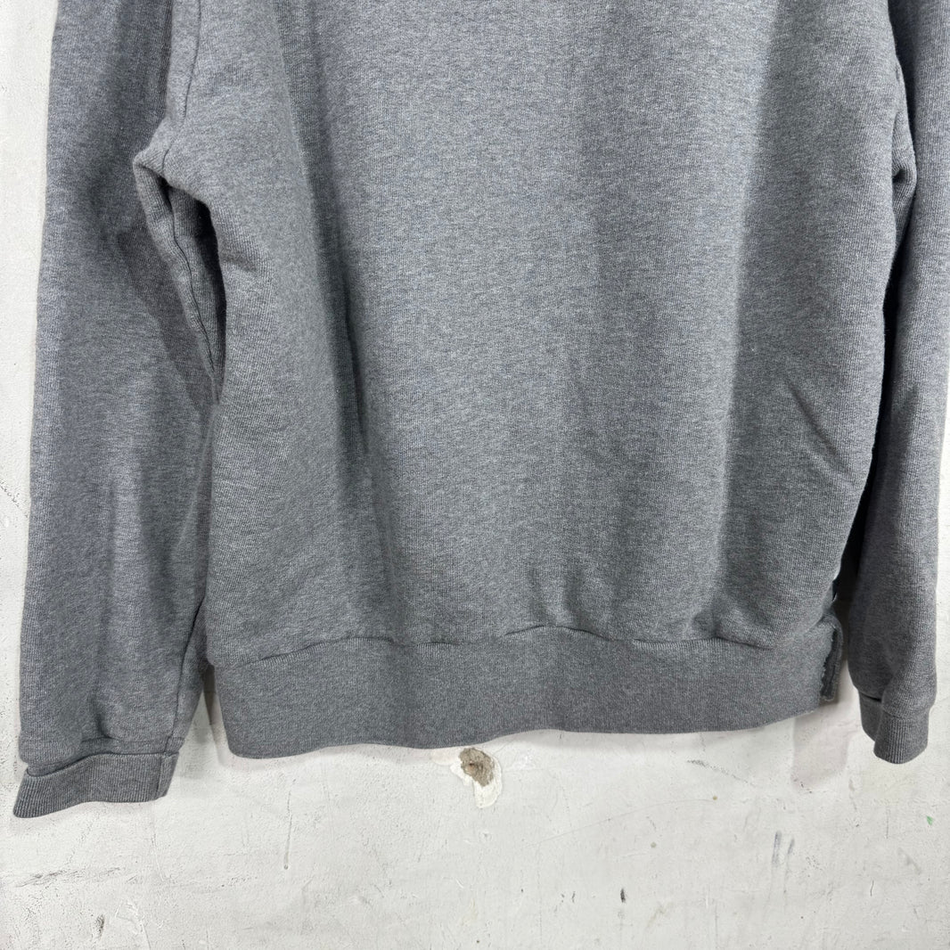 Thom Browne Grey Diagonal Striped Crewneck