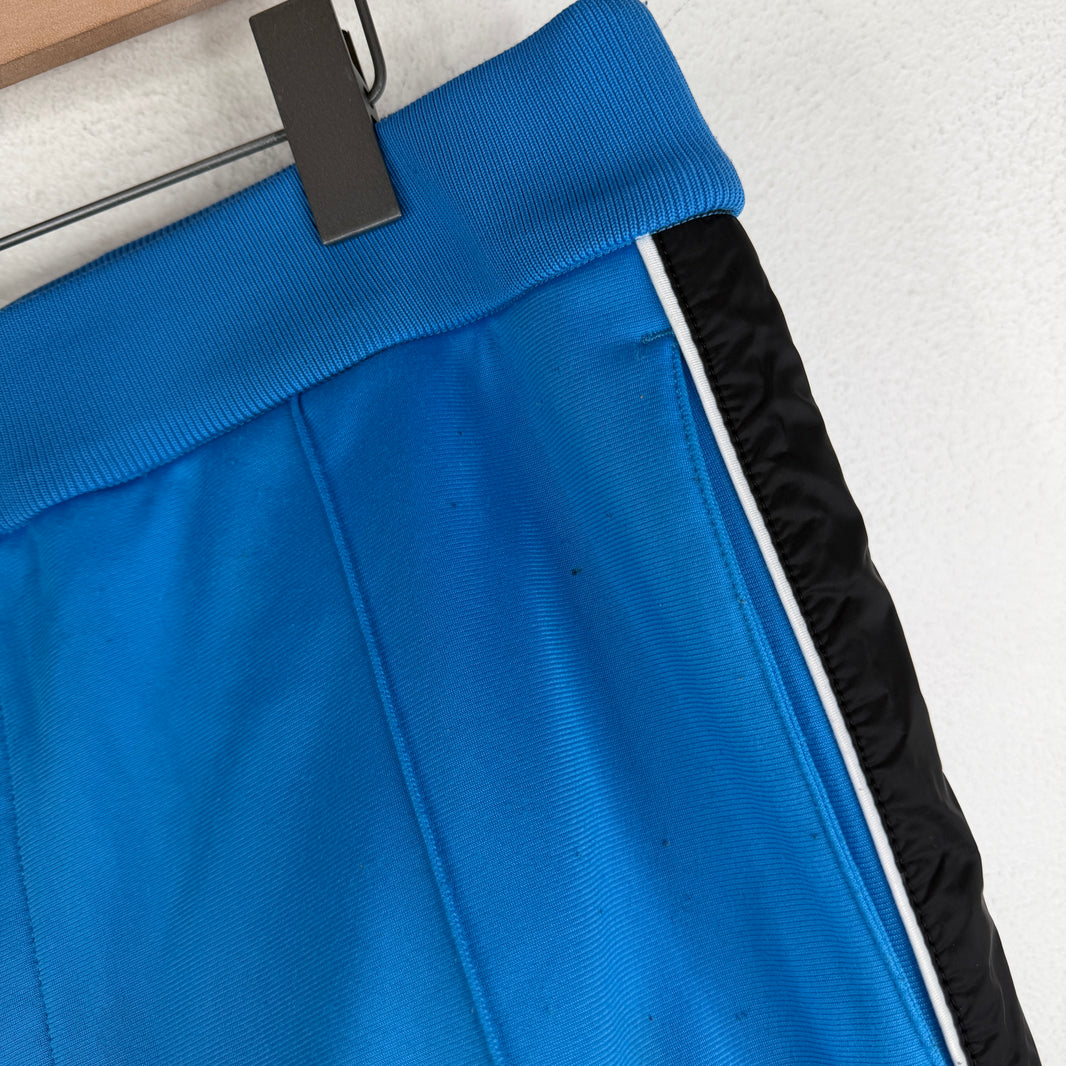 Prada Light Blue Side Stripe Track Pants
