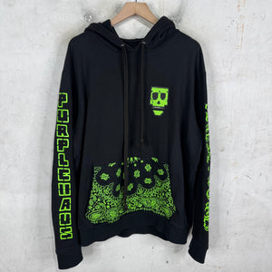 Chrome Hearts PurpleHausMafia Paisley Skull Hoodie