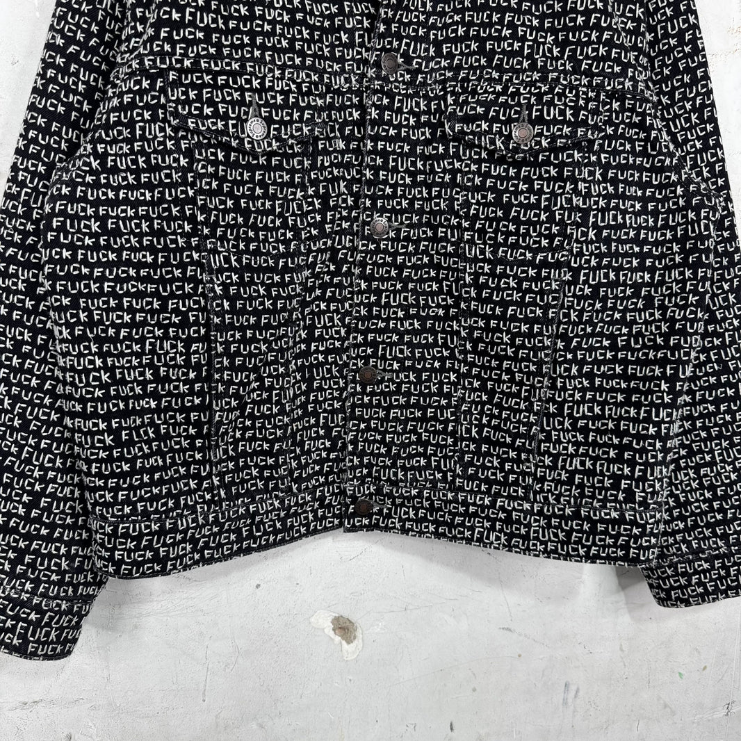 Supreme Fuck Embroidered Denim Jacket