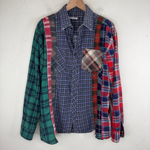 Needles 7 Cut Purple Rebuild Button Up Flannel