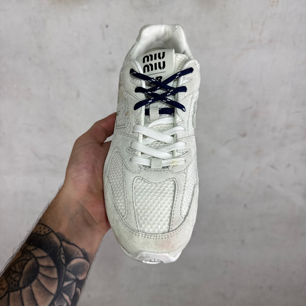 Miu Miu x New Balance 530 White Sneakers