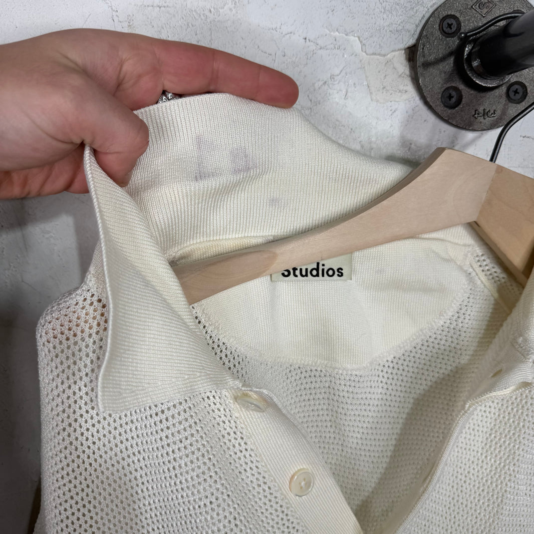 Acne Studios Mesh Polo Shirt