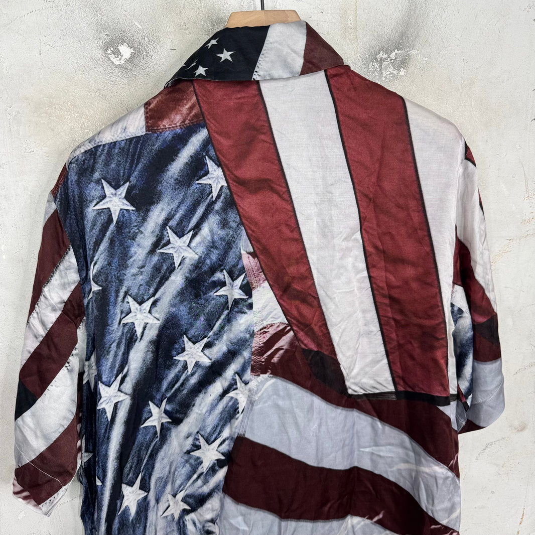 424 Silk Blend Flag Shirt