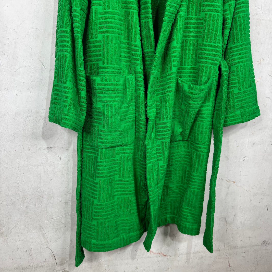 Bottega Veneta Green Bath Robe