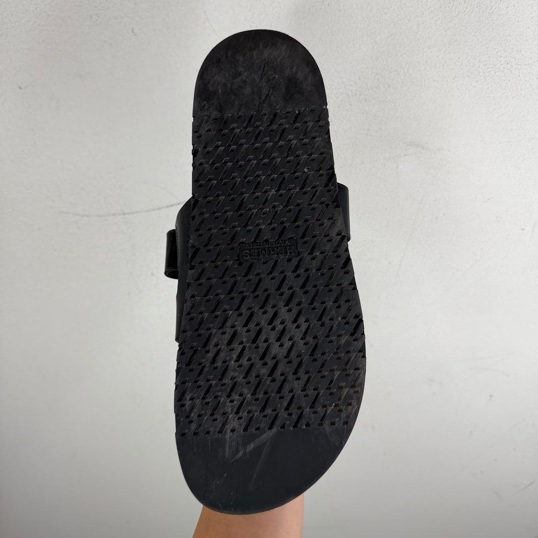 Hermes Black Chypre Sandals