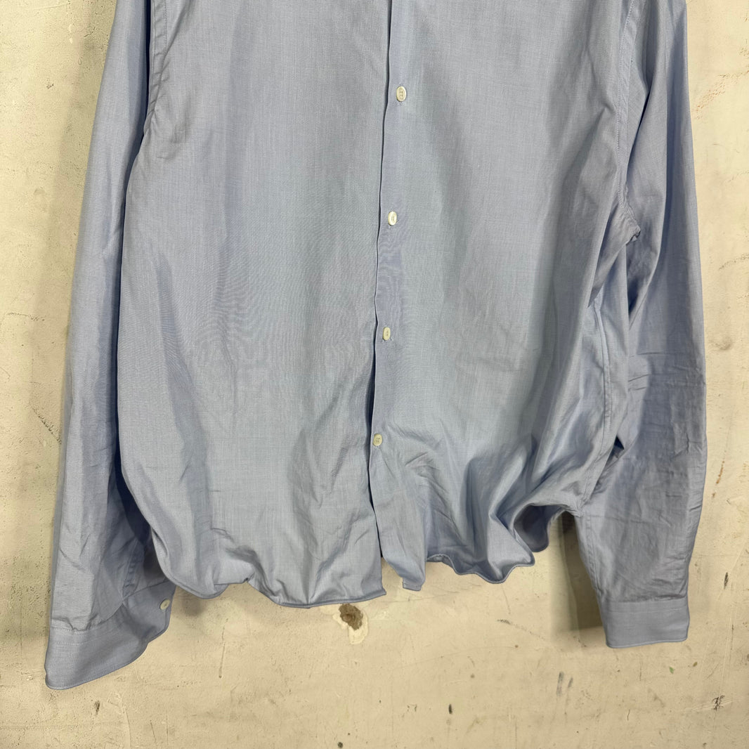 Prada Runway Light Blue Wired Shirt