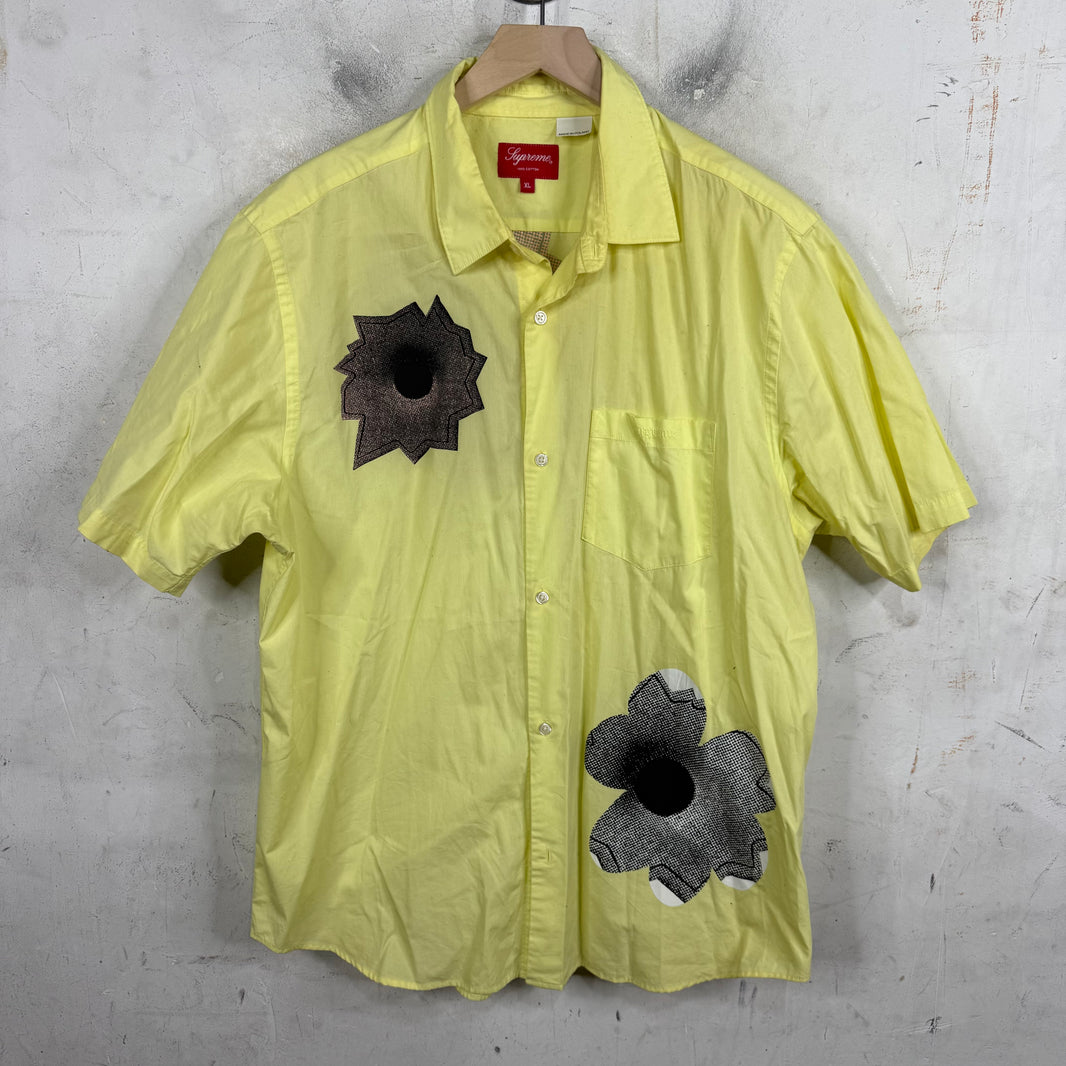 Supreme Nate Lowman Yellow Shirt