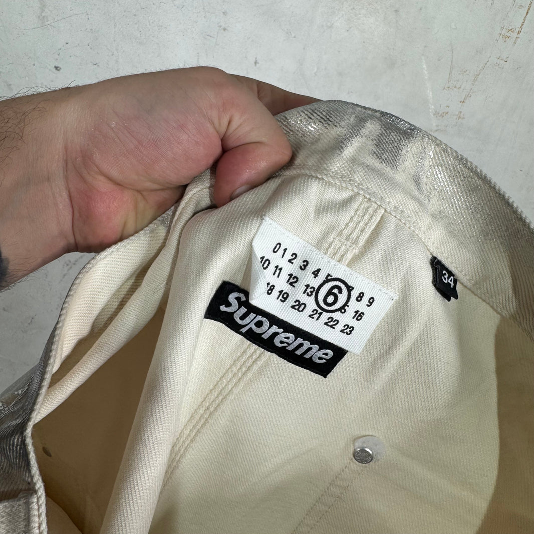 Supreme x MM6 Painted Double Knee Pants