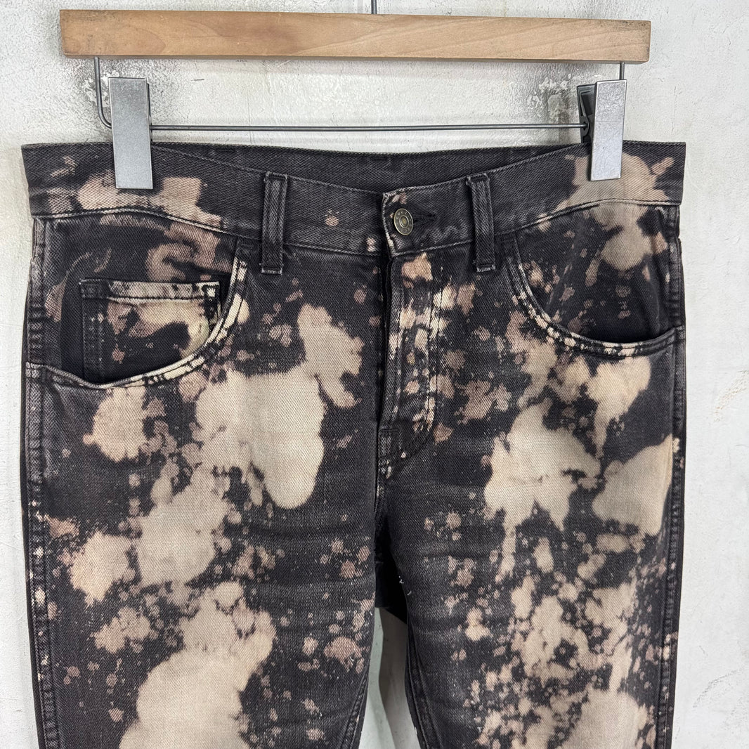 Gucci Bleached Splatter Jeans