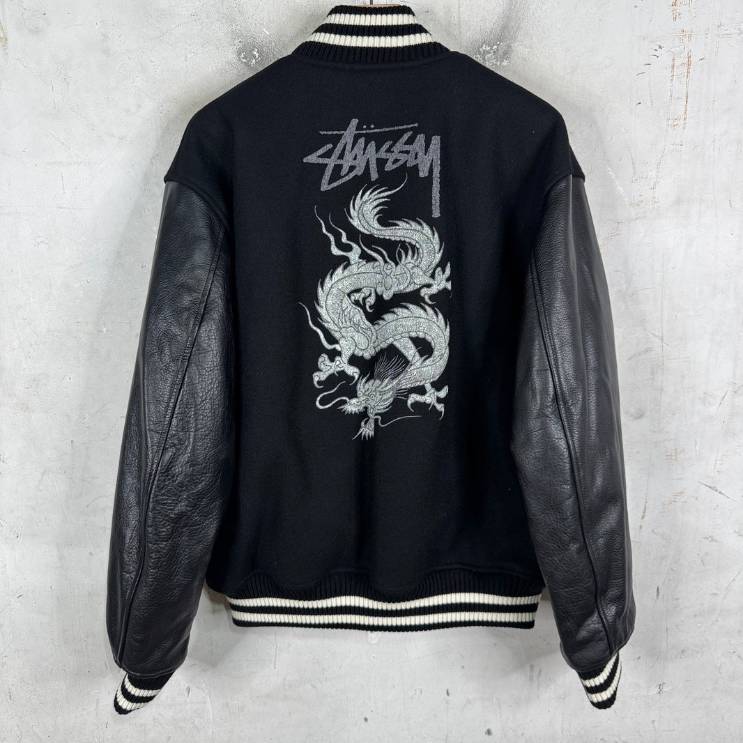 Stussy x Junya Dragon Varsity Jacket