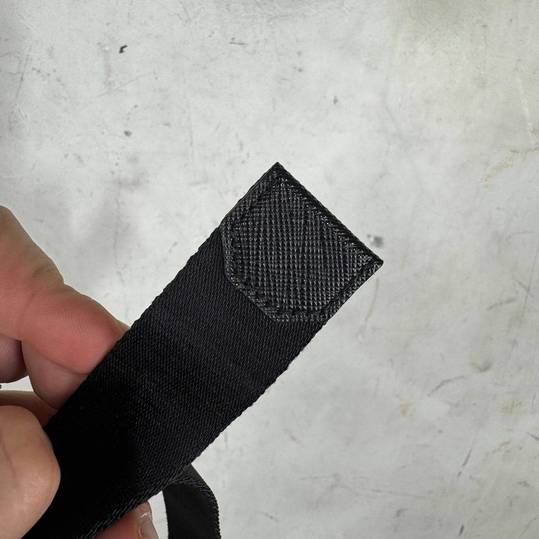 Prada Canvas Metal Buckled Belt