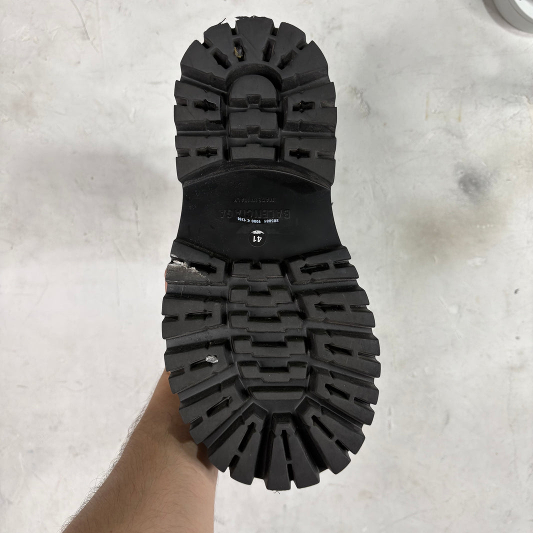 Balenciaga Leather Stomper Boot