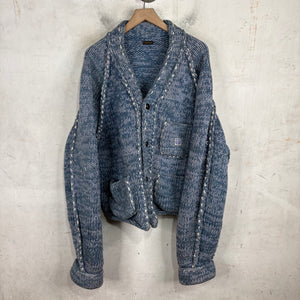 Kapital Heavy Cowichan Cardigan Knit Sweater