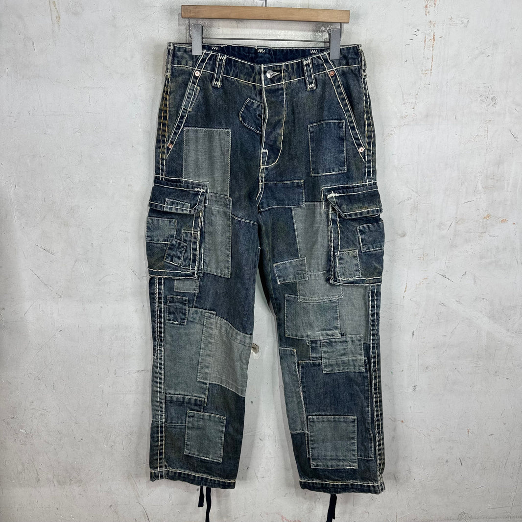 Supreme x True Religion Patchwork Cargo Jeans