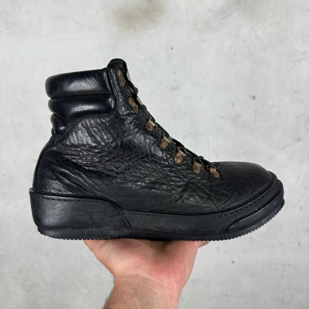 Guidi Black Leather Hiking Boots
