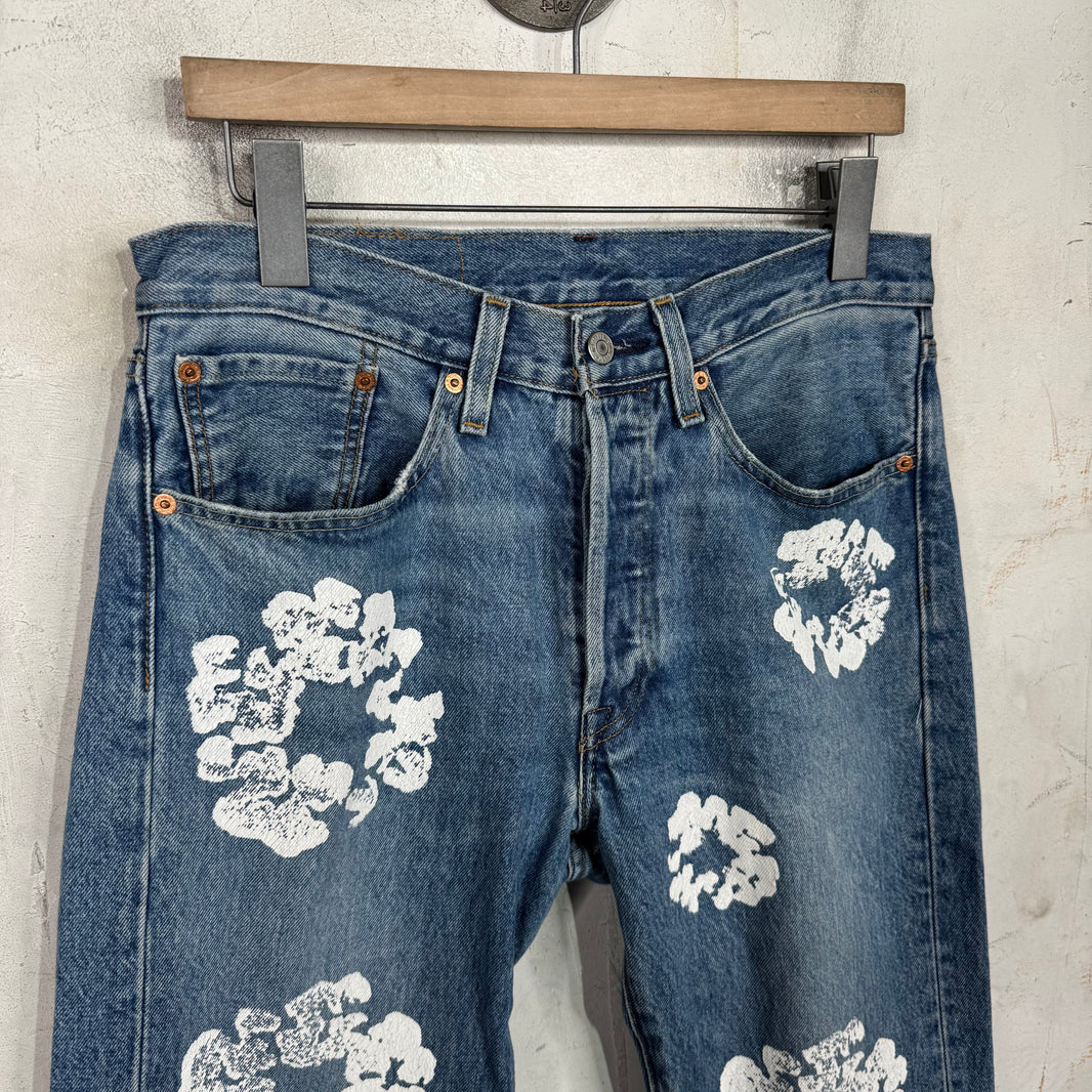 Levi’s x Denim Tears Wreath Jeans Medium Blue