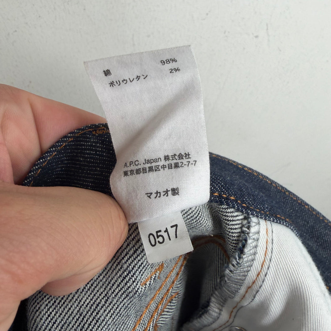 APC Raw Wash Petit New Standard Jeans
