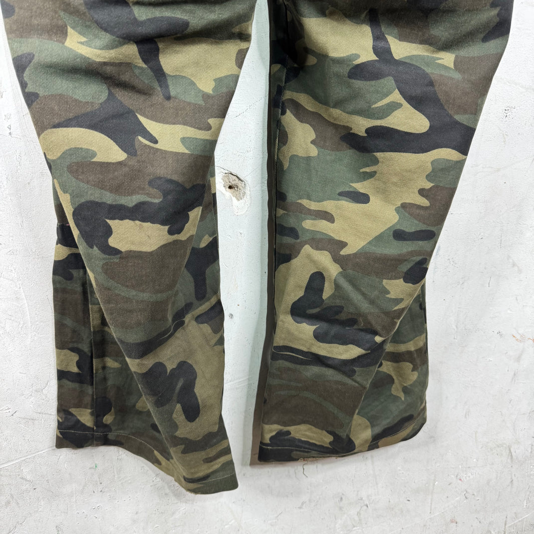 HBA Double-Waisted Camo Pants