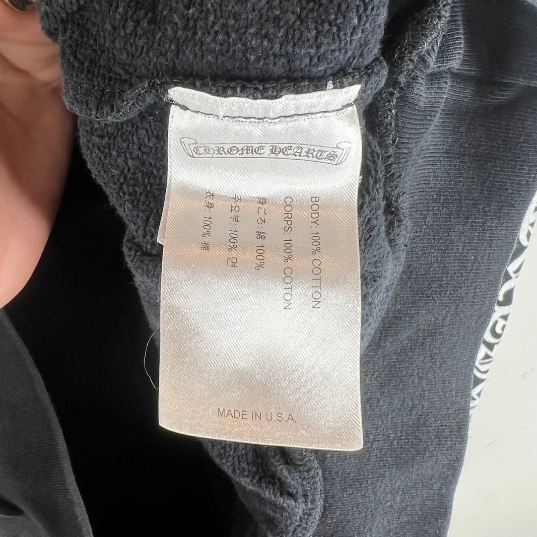 Chrome Hearts Smoked Vertical Logo Hoodie