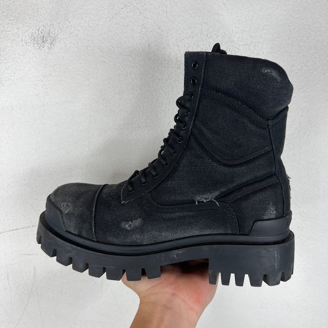 Balenciaga Canvas Strike Boots