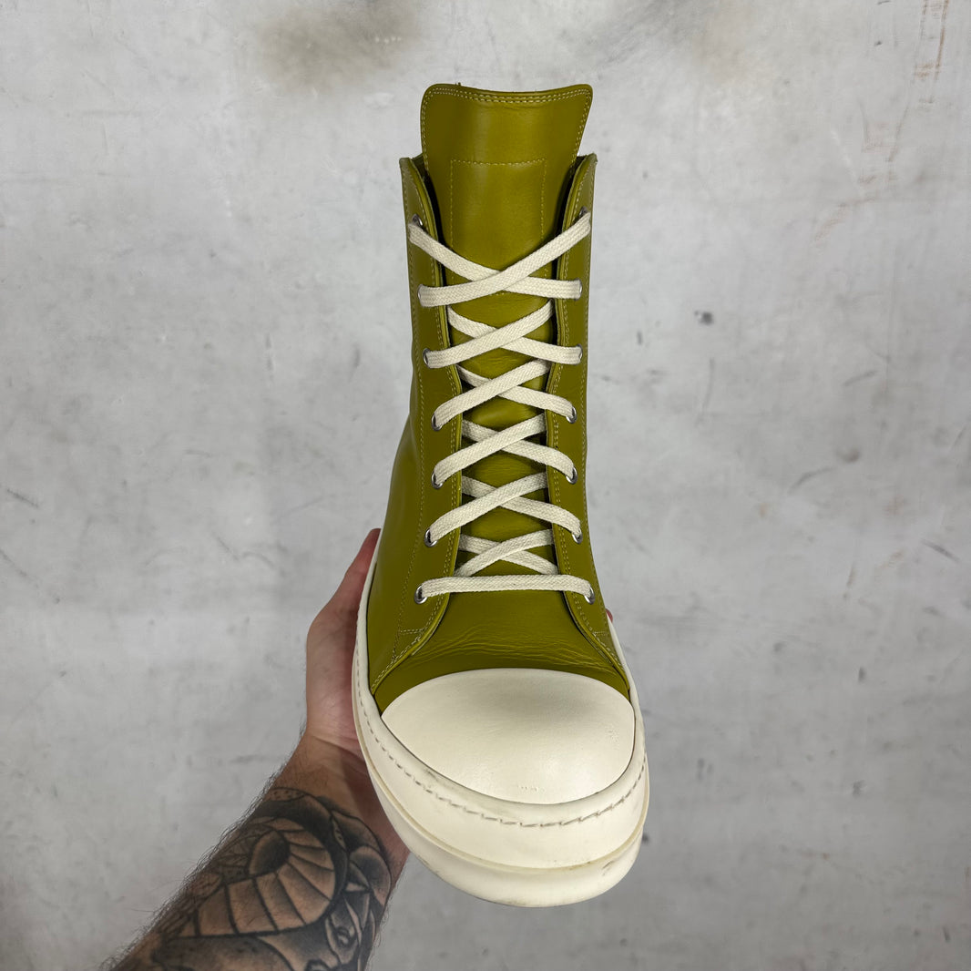 Rick Owens Acid Leather Ramone Highs