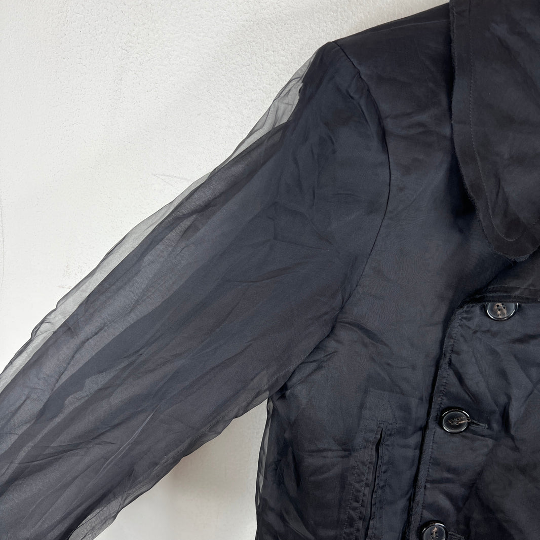 Margiela Sheer Double Breasted Coat