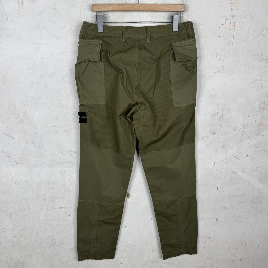 Stone Island Ripstop Olive Cargos