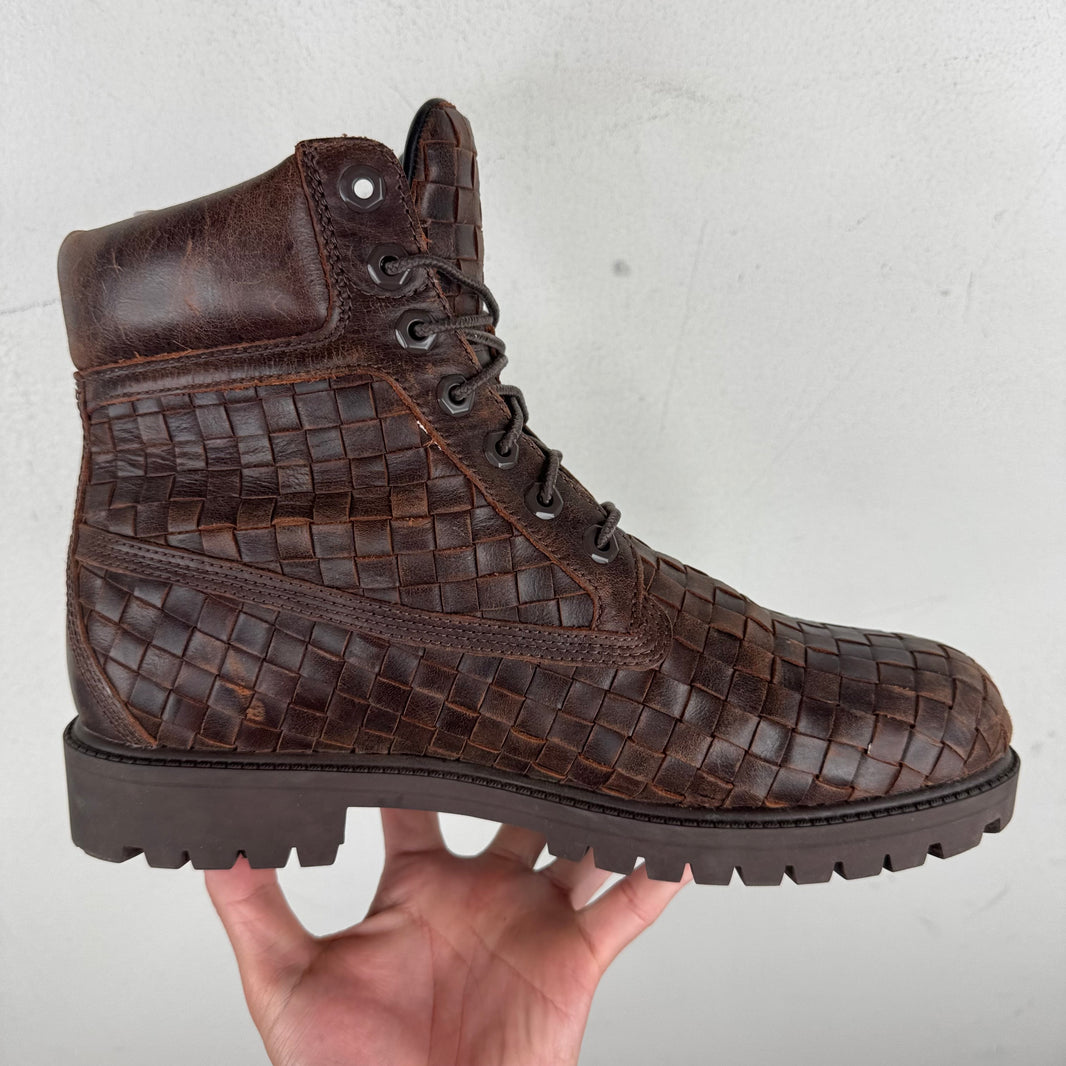 Timberland Brown Woven 6 Inch Boots