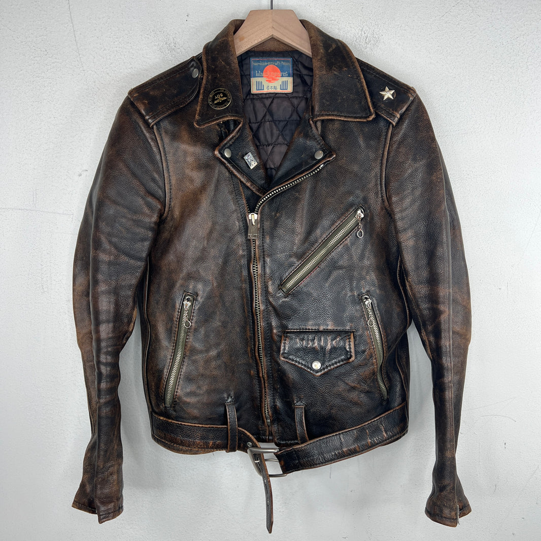 Blackmeans Brown Rider Leather Jacket