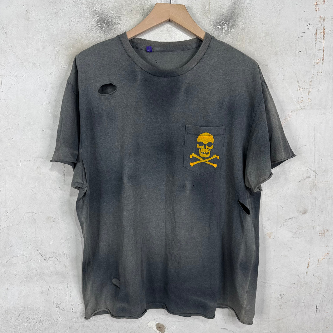 Gallery Dept Skull Logo Pocket T-Shirt