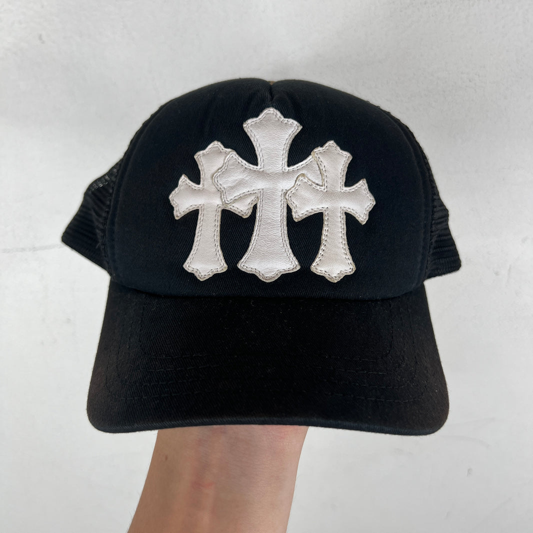 Chrome Hearts Black Cemetery Hat