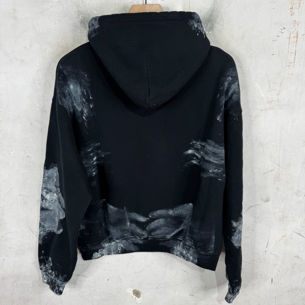 Balenciaga Cropped Painter Hoodie
