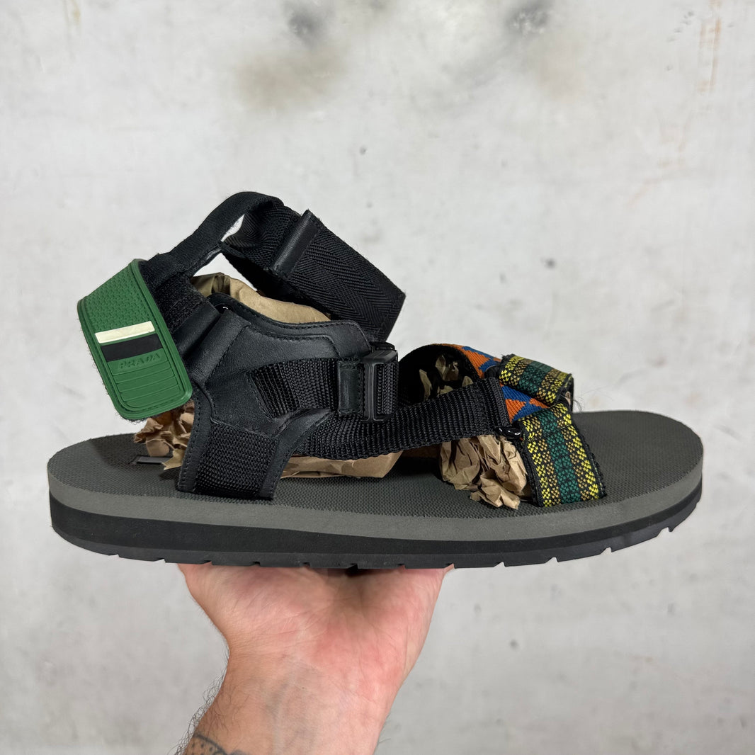 Prada Multi Strapped Sandals