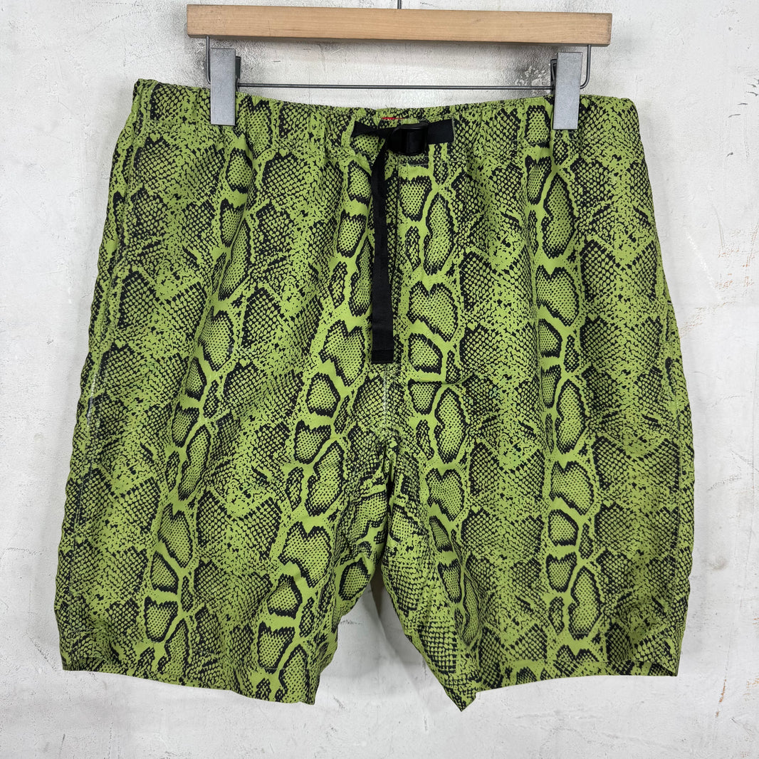 Supreme Belted Snakeskin Shorts