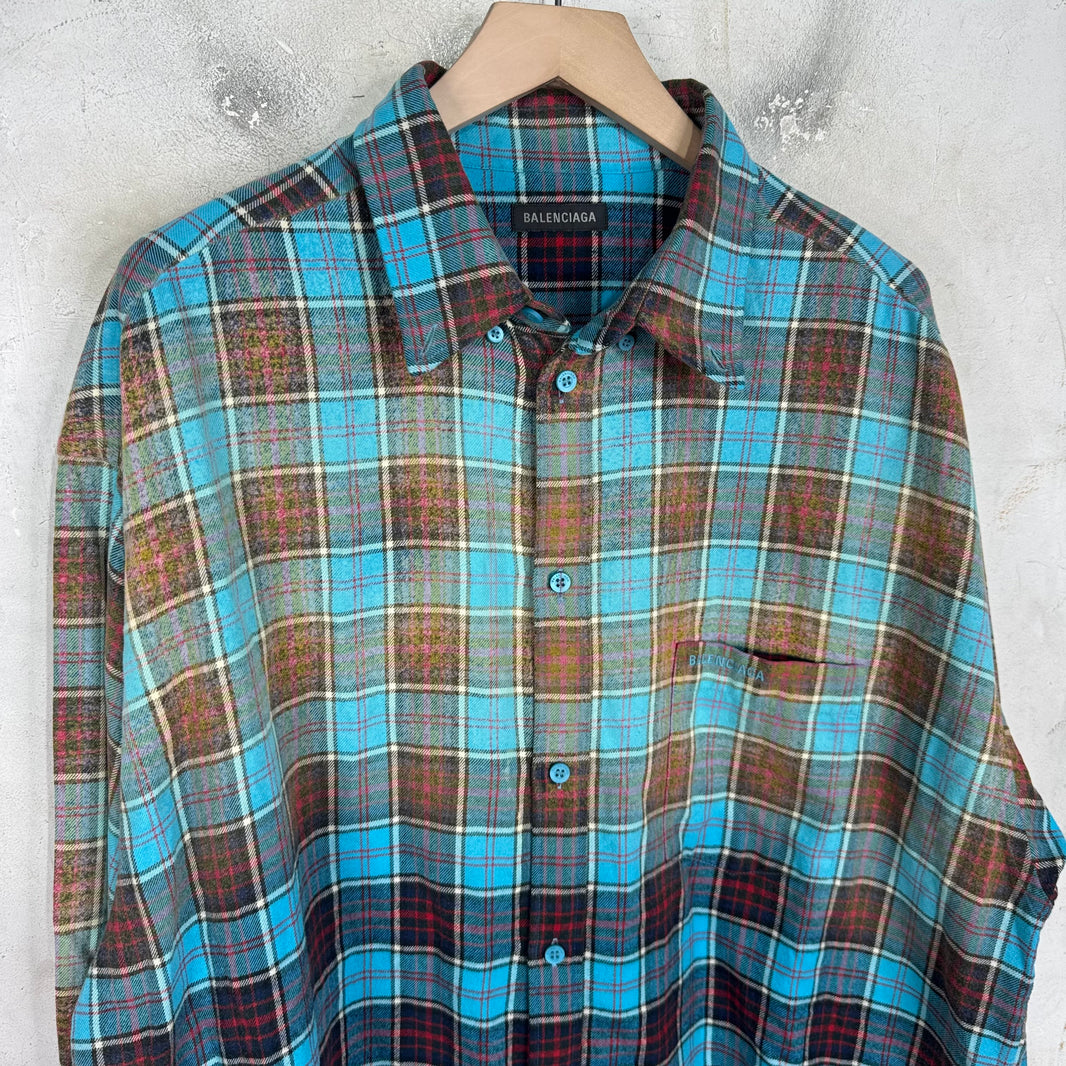 Balenciaga Sample Bleached Flannel